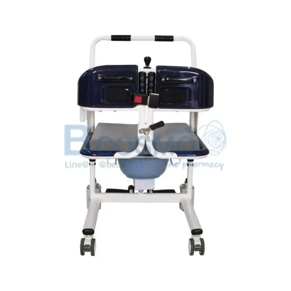 รถเข็นเคลื่อนย้ายผู้ป่วยไฟฟ้า พร้อมนั่งถ่าย YD-889E ขนาด 21 นิ้ว