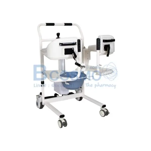 รถเข็นเคลื่อนย้ายผู้ป่วยไฟฟ้า พร้อมนั่งถ่าย YD-889E ขนาด 21 นิ้ว