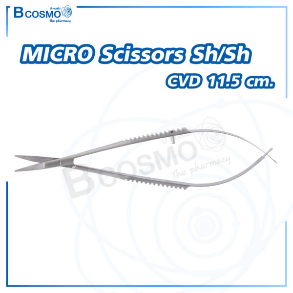 MICRO Scissors sh/sh,CVD 11.5 cm