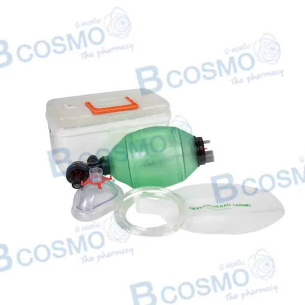อุปกรณ์ช่วยหายใจแบบมือบีบ Compower Ambu Bag PVC สีเขียว - Image 2