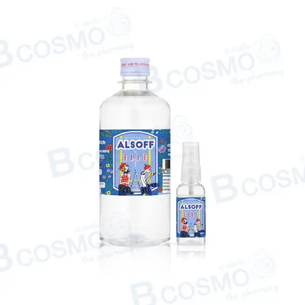 แอลกอฮอล์ ALSOFF HAND SANITIZING SOLUTION 450 ml.