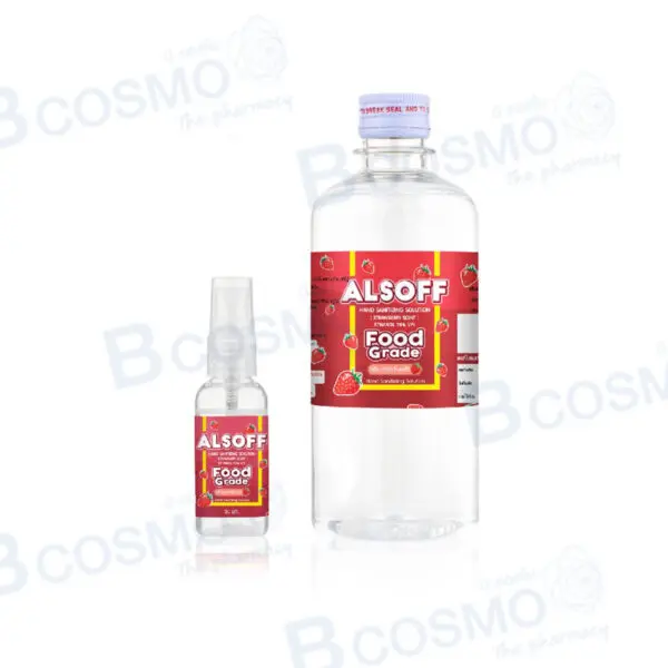 แอลกอฮอล์ ALSOFF HAND SANITIZING SOLUTION 450 ml.