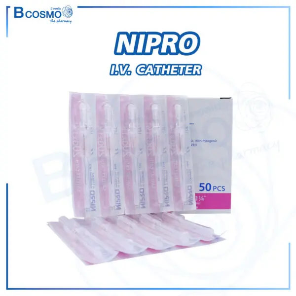 I.V. CATHETER NIPRO 20G x 1 1/4" จำนวน [1 ชิ้น]