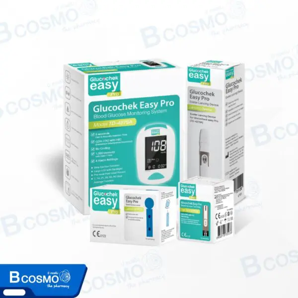 ชุดเครื่องตรวจน้ำตาลในเลือด Glucochek Easy Pro TD-4279A
