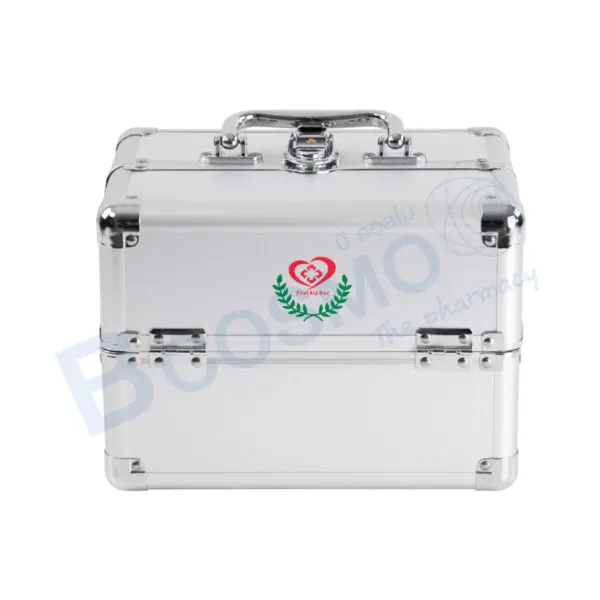 กระเป๋าปฐมพยาบาลอะลูมิเนียม FIRST AID BOX แบบสองชั้น