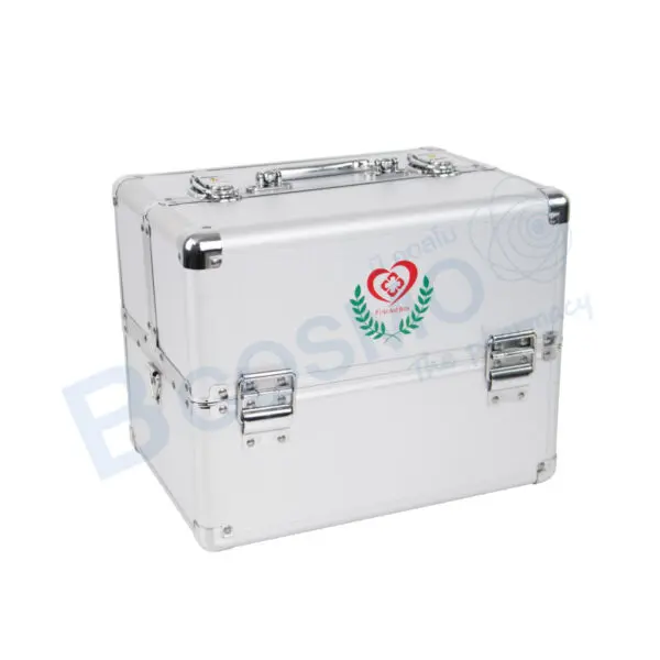 กระเป๋าปฐมพยาบาลอะลูมิเนียม FIRST AID BOX แบบสองชั้น