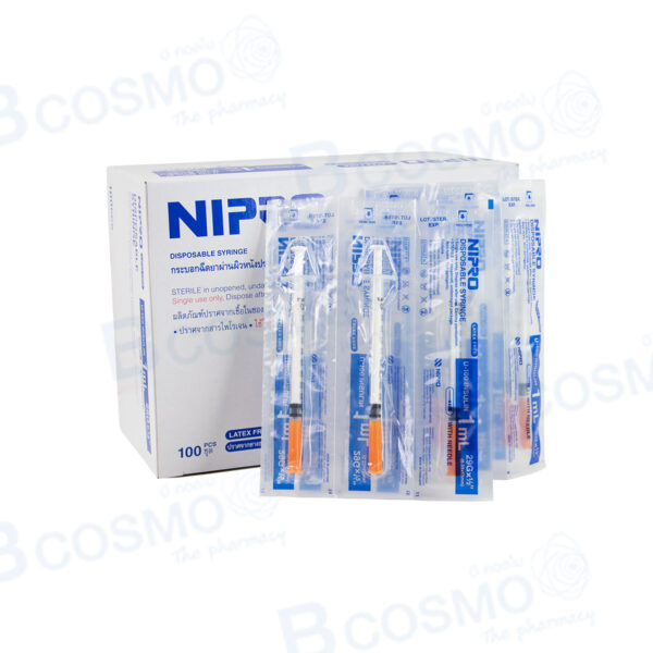 Seringue insuline 1 ml, Nipro