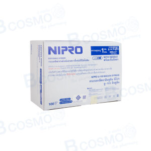 Syring Insulin NIPRO 29Gx1/2นิ้ว 1 ml. [100 ชิ้น/กล่อง]