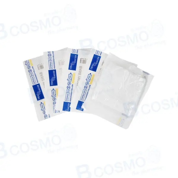 ผ้าก๊อซตัว Y STERILE-TRACHEOSTOMY SWAB 3x3 นิ้ว
