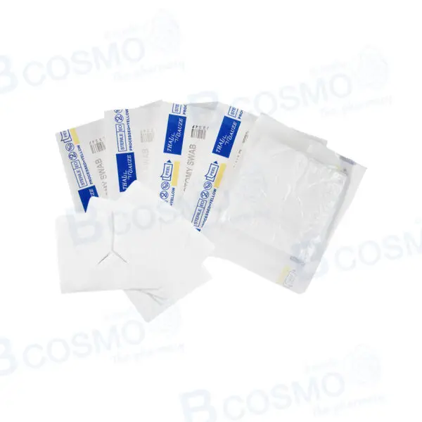 ผ้าก๊อซตัว Y STERILE-TRACHEOSTOMY SWAB 3x3 นิ้ว