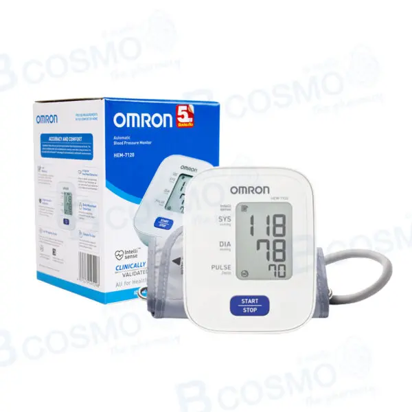 เครื่องวัดความดันโลหิตอัตโนมัติ OMRON รุ่น HEM-7120