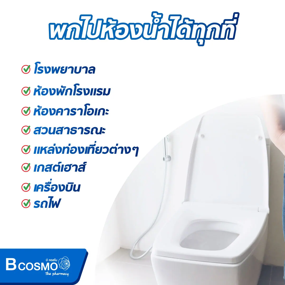 กระดาษรองฝาชักโครก Fold Toilet Seat Covers 100 แผ่น