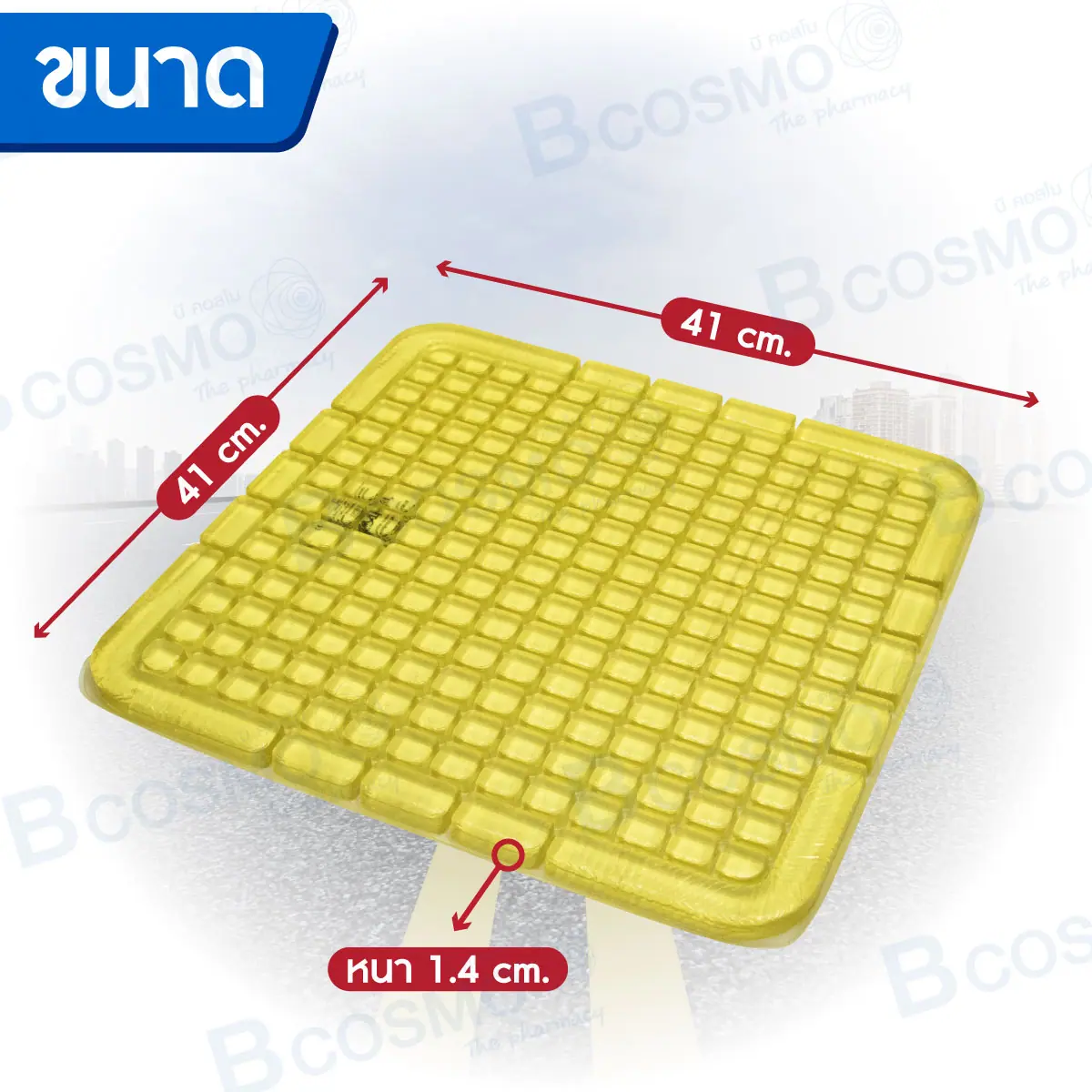 เบาะเจล ACTION USA Adaptive Cube Pad CU1616 เบาะเจล ACTION USA Adaptive Cube Pad CU1616