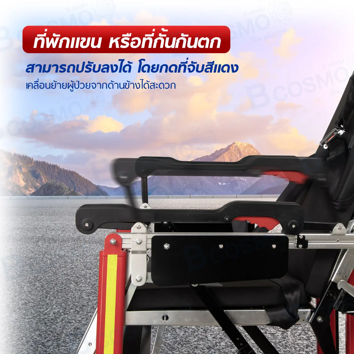 เตียงเข็นฉุกเฉิน Stretcher Automatic Loading Ambulance BDTT202B เตียงเข็นฉุกเฉิน Stretcher Automatic Loading Ambulance BDTT202B