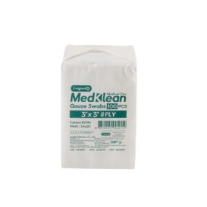 ผ้าก๊อซ MEDKLEAN 8 Ply (100ชิ้น/ห่อ)