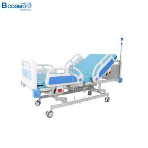 เตียงผู้ป่วยไฟฟ้า 3 ฟังก์ชัน Bcos A03-2E ราวปีกนก
