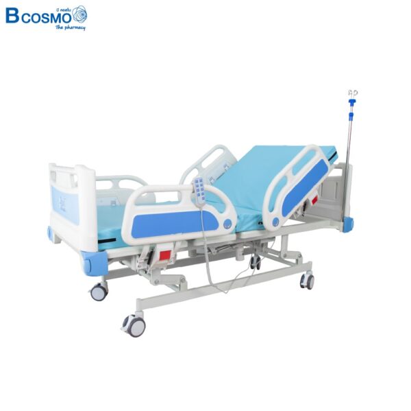 เตียงผู้ป่วยไฟฟ้า 3 ฟังก์ชัน Bcos A03-2E ราวปีกนก