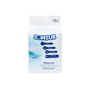 แผ่นรองซับ SUMSUB Under pads 60x75 cm. บรรจุ 10 ชิ้น