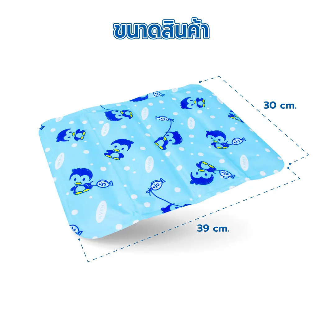 เบาะเจล COOL CUSHIONS ขนาด 30 x 39 cm. เบาะเจล COOL CUSHIONS ขนาด 30 x 39 cm.