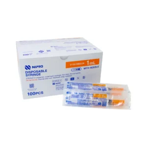 Syringe Insulin NIPRO 29Gx1/2นิ้ว 1 ml. [100 ชิ้น/กล่อง]