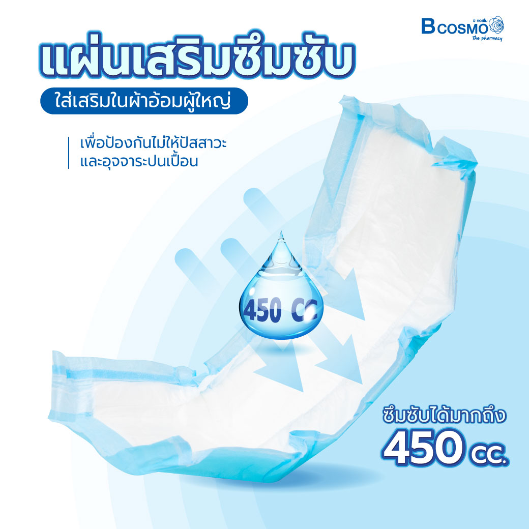 แผ่นเสริมซึมซับ SUMSUB Insert Pad บรรจุ 30 ชิ้น