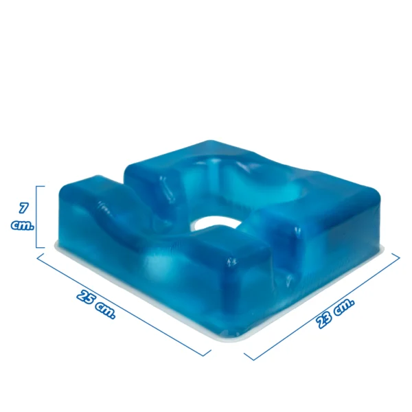 หมอนเจลรองศีรษะท่าคว่ำ CLEARVIEW Prone Head Rest AP025 25x23x7 cm.