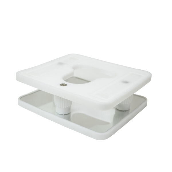 ฐานหมอนเจลรองศีรษะท่าคว่ำ CLEARVIEW Prone Head Rest With Mirror AP026 26x22.5x8.5-11 cm.
