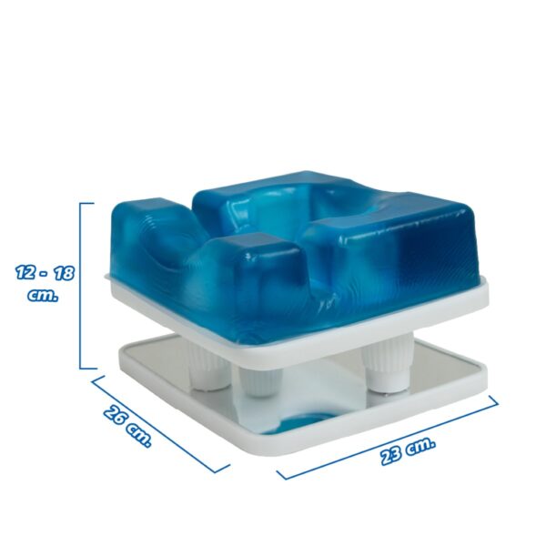 หมอนเจลรองศีรษะท่าคว่ำ CLEARVIEW Prone Head Rest พร้อมฐานรอง