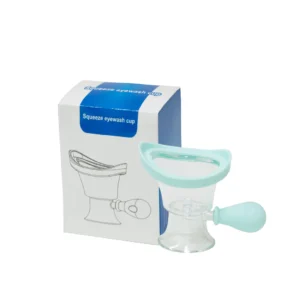 Squeeze eyewash cup ถ้วยบีบทำความสะอาดตา สีฟ้า