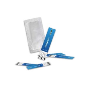 แถบตรวจน้ำตาลในเลือด BLUEDOT รุ่น B-GM161 BT , B-GM162 25 ชิ้น/กล่อง