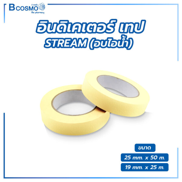 อินดิเคเตอร์เทป STREAM (อบไอน้ำ)
