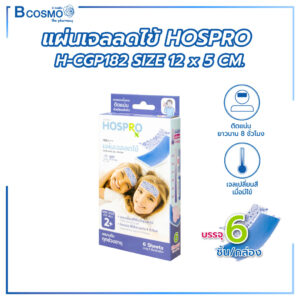 แผ่นเจลลดไข้ HOSPRO H-CGP182 ขนาด12X5 cm.
