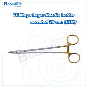 TC Mayo-hegar Needle holder serrated 20 cm.