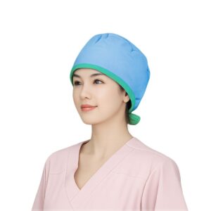 หมวกสครับ Dispose สีฟ้า [10 ชิ้น/แพ็ก]