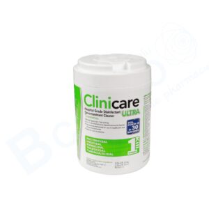 Clinicare ULTRA ชนิดแผ่น ทำความสะอาดฆ่าเชื้อโรคเครื่องมือแพทย์ ขนาด15x17ซม. [บรรจุ 180 แผ่น]