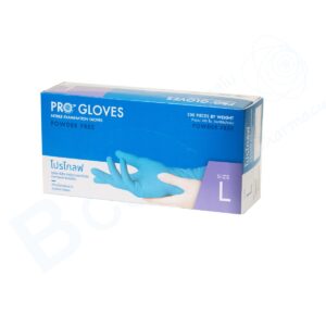 ถุงมือไนไตร แบบไม่มีแป้ง NBR Gloves Pro Gloves Exam
