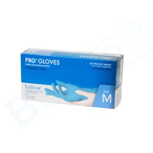 ถุงมือไนไตร แบบไม่มีแป้ง NBR Gloves Pro Gloves Exam